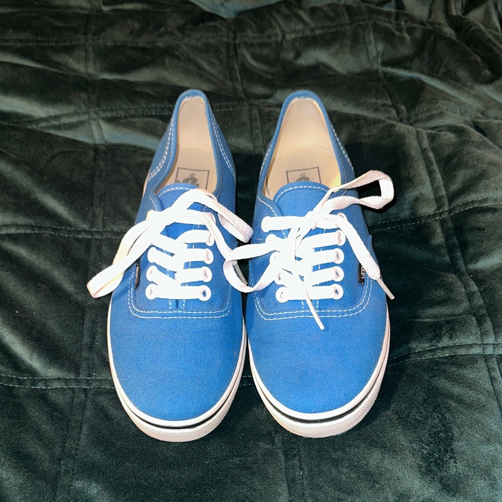 Vans Authentic Lo Pro Blue Canvas Sneakers